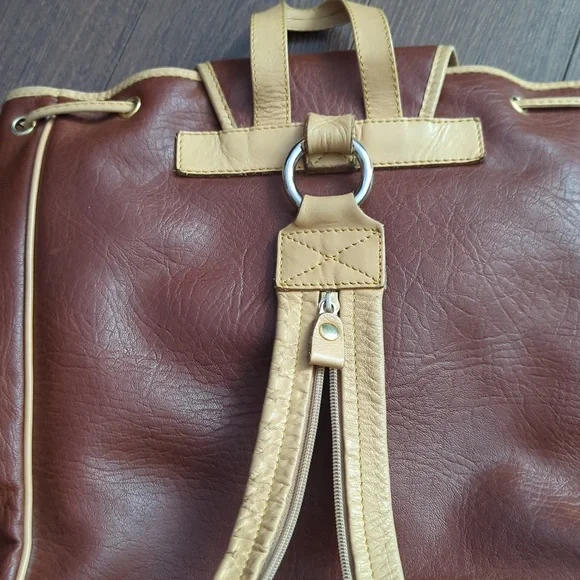 Vintage ACE JAPAN Leather Backpack - Picture 11 of 15